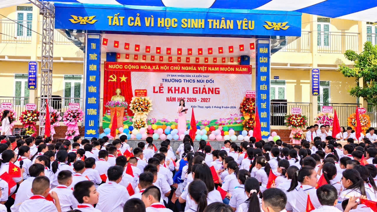 Trường THCS Núi Đối: Từ dấu ấn chất lượng đến chặng đường mới