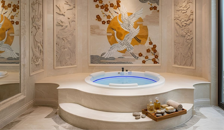 Ngâm bồn tắm massage: cách thư giãn giúp đỡ đau mỏi và ngủ ngon hơn     Ngâm bồn tắm massage cùng gia đình – cách thư giãn quen thuộc sau một ngày dài.  Ngâm mình trong nước ấm có mắt sục massage là cách thư giãn được nhiều gia đình chọn cho cuối ngày. Với n
