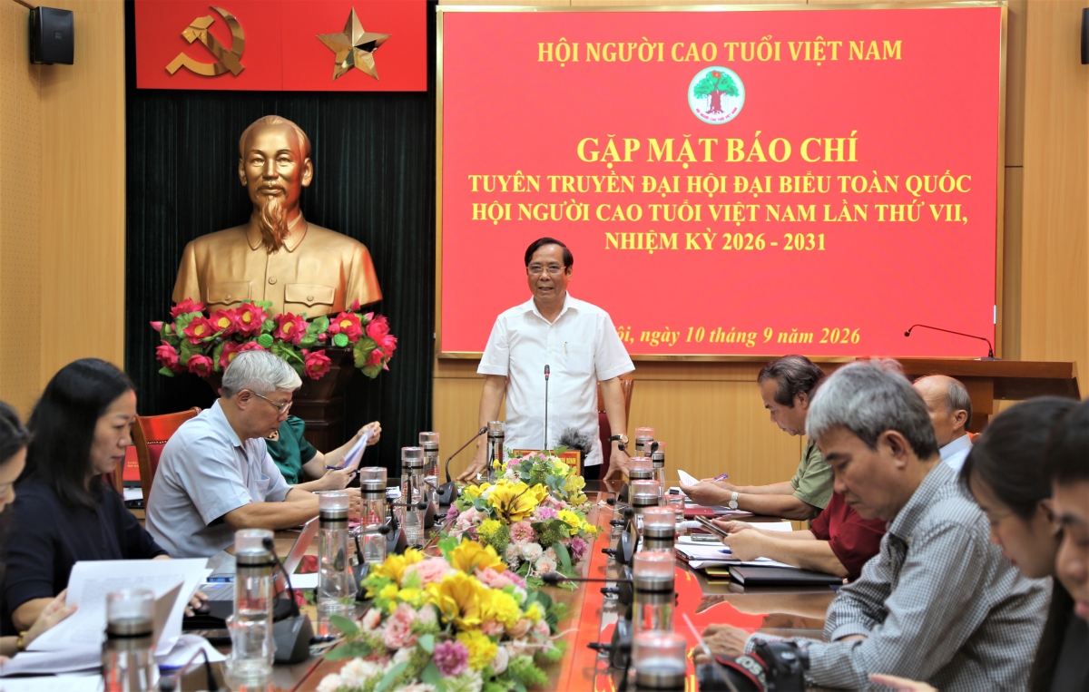 Đại hội đại biểu toàn quốc Hội Người cao tuổi Việt Nam lần thứ VII diễn ra từ ngày 15-16/9