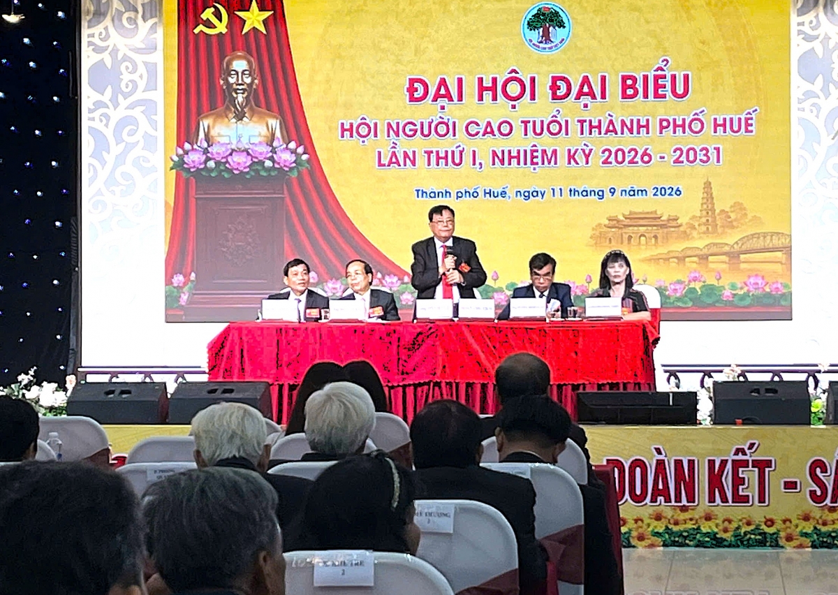 Đại hội đại biểu Hội NCT TP Huế, mở ra chặng đường phát triển mới Đại hội đại biểu Hội NCT TP Huế, mở ra chặng đường phát triển mới