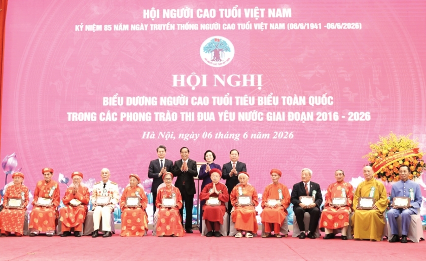 Hội nghị biểu dương NCT tiêu biểu toàn quốc trong các phong trào thi đua yêu nước giai đoạn 2016-2026