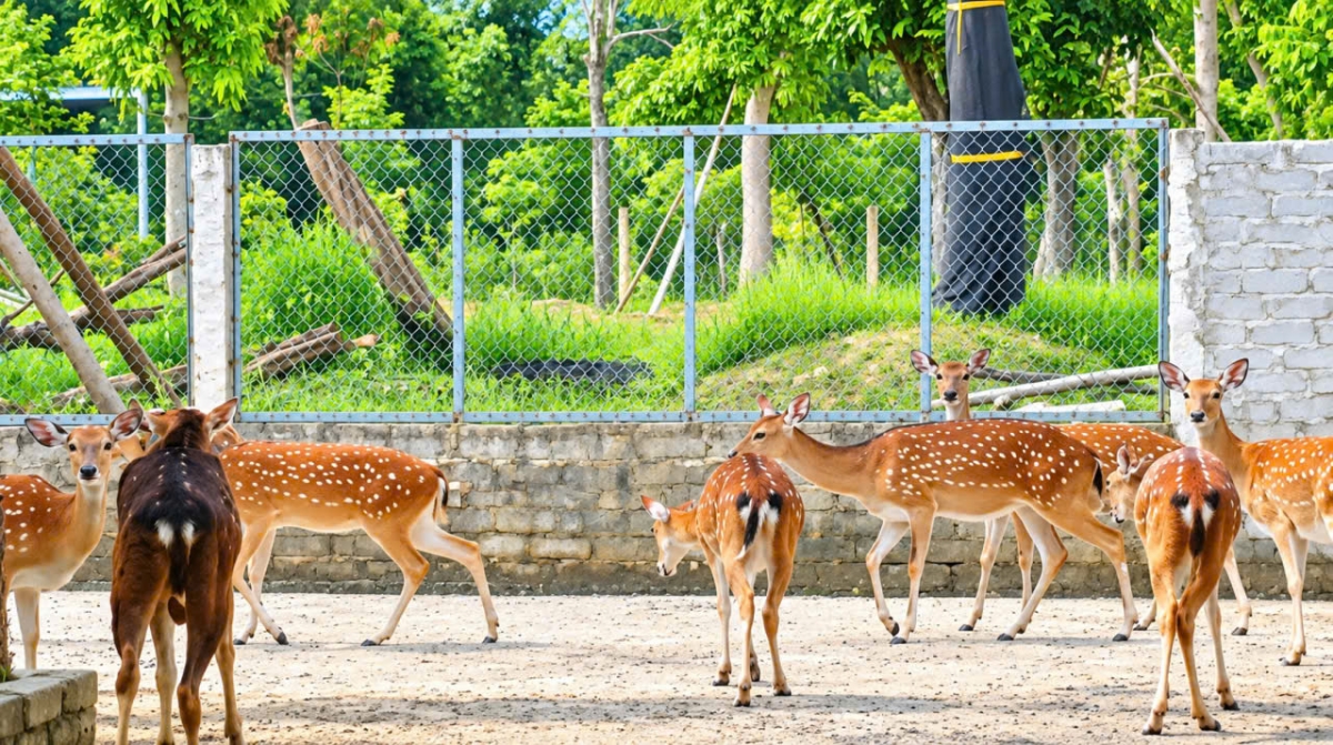 Xây dựng trang trại nuôi hươu, 8X vạch đường làm giàu Xây dựng trang trại nuôi hươu, 8X vạch đường làm giàu