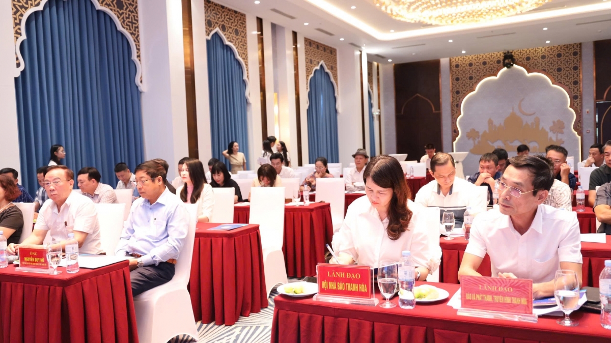 Các đại biểu đến từ các đơn vị, các cơ quan thông tấn, báo chí tại tỉnh Thanh Hóa