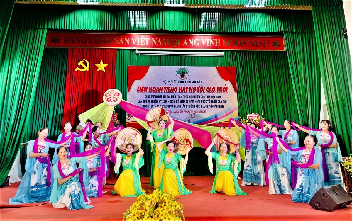 Bắc Ninh: Rộn ràng Liên hoan Tiếng hát NCT xã Kép Bắc Ninh: Rộn ràng Liên hoan Tiếng hát NCT xã Kép