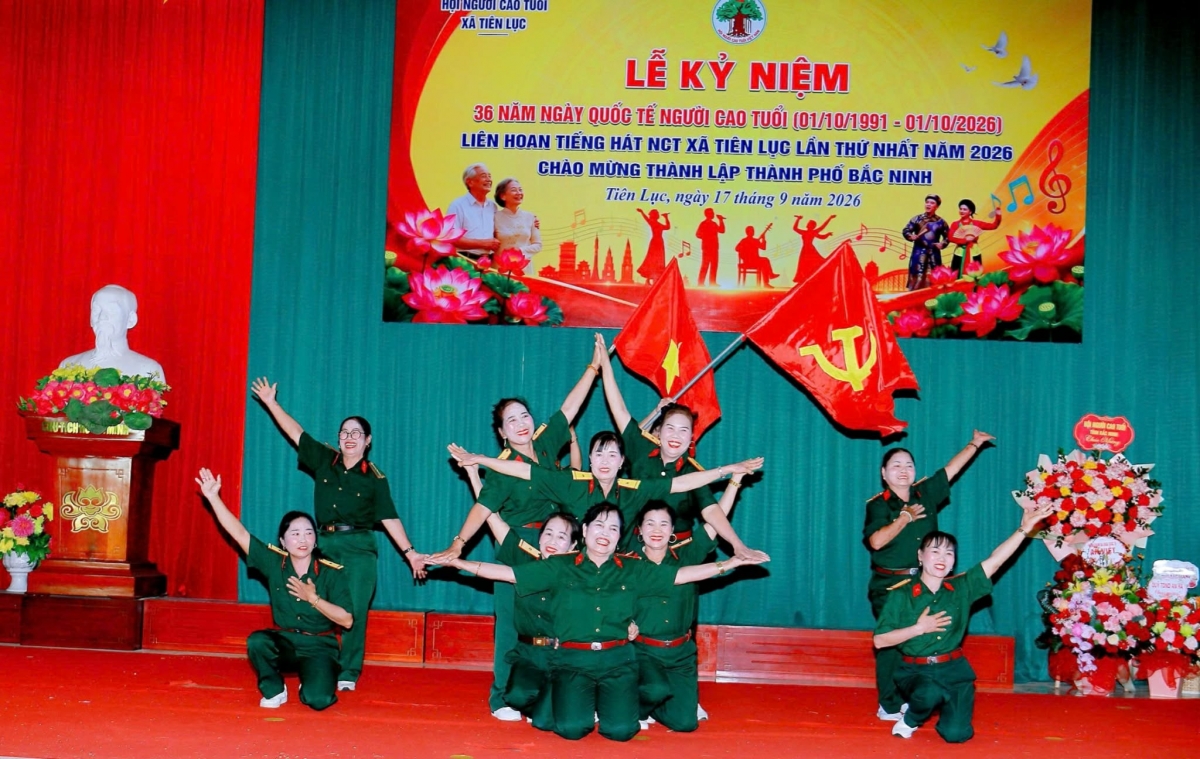  Các tiết mục văn nghệ chào mừng kỉ niệm 36 năm Ngày Quốc tế NCT và Liên hoan tiếng hát NCT xã Tiên Lục lần thứ nhất năm 2026