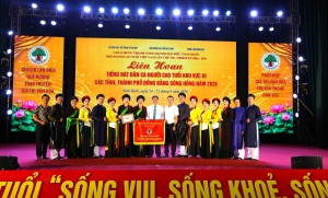 Bắc Ninh giành Giải Nhất toàn đoàn tại Liên hoan Tiếng hát dân ca người cao tuổi khu vực III