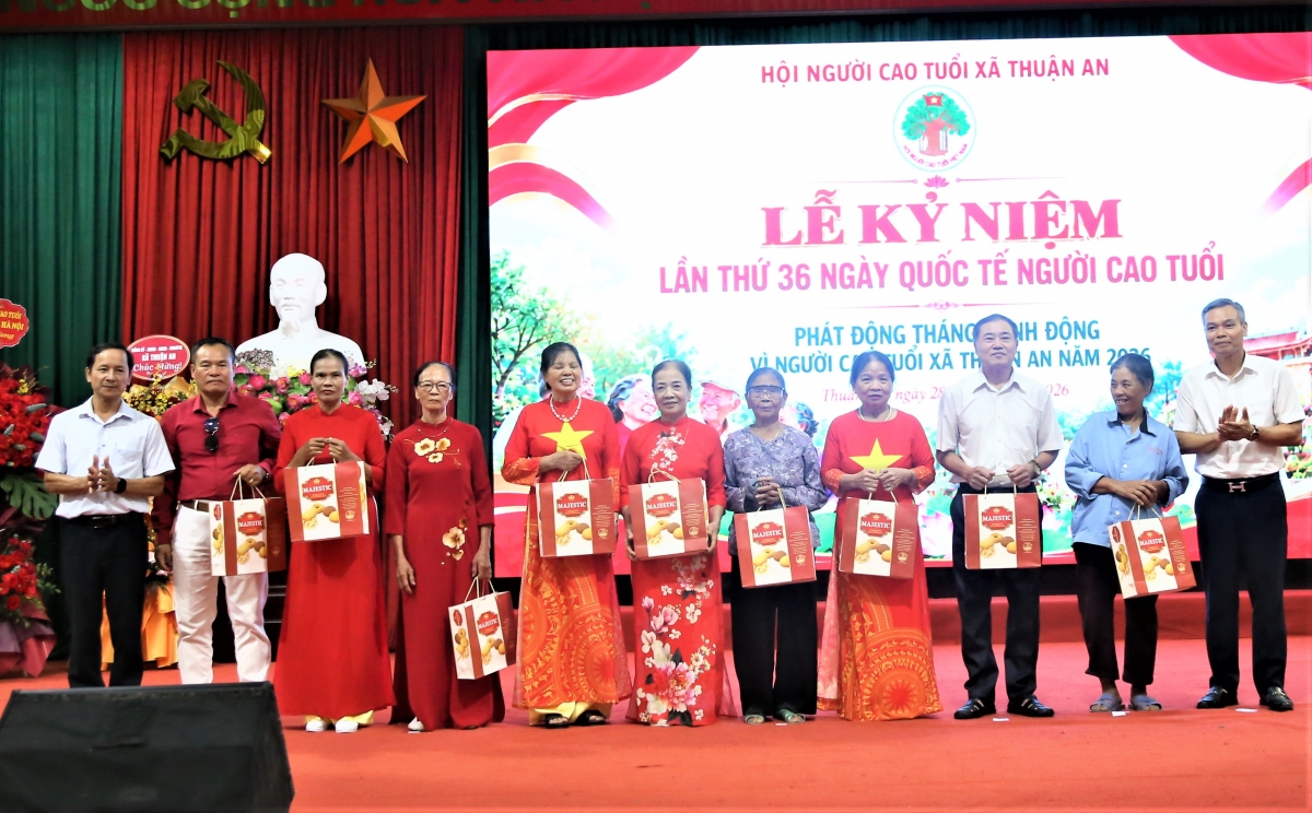 Chung tay chăm sóc, phát huy vai trò NCT xã Thuận An