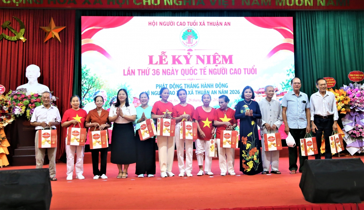 Chung tay chăm sóc, phát huy vai trò NCT xã Thuận An