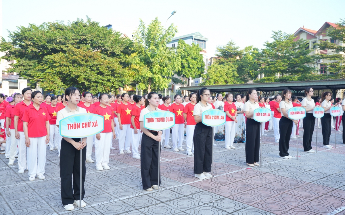 Các CLB dưỡng sinh trên địa bàn xã tham gia giao lưu