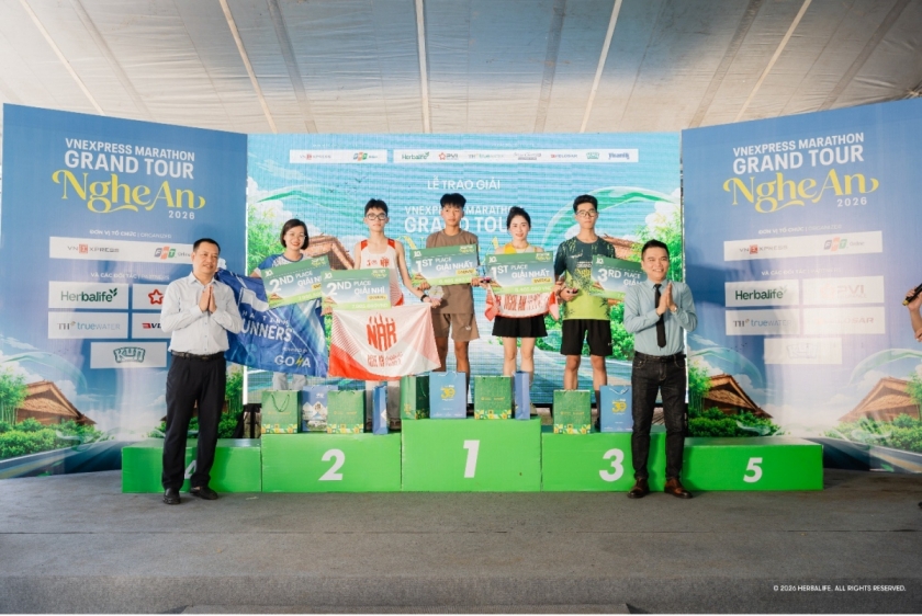 Herbalife Việt Nam đồng hành cùng hơn 7.000 vận động viên tại VnExpress Marathon Nghệ An 2026 Herbalife Việt Nam đồng hành cùng hơn 7.000 vận động viên tại VnExpress Marathon Nghệ An 2026