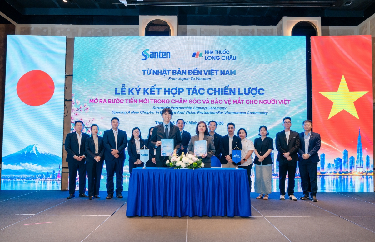 Từ Nhật Bản đến Việt Nam: Long Châu và Santen hợp tác chiến lược mang trọn bộ giải pháp chăm sóc mắt toàn diện hơn cho người Việt