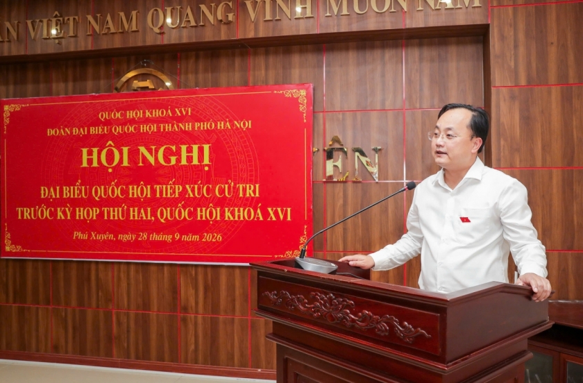 Đồng chí Tô Huy Vũ - Đại biểu Quốc hội khóa XVI, Bí thư Đảng ủy, Chủ tịch Hội đồng thành viên Agribank phát biểu tại Hội nghị. Đồng chí Tô Huy Vũ - Đại biểu Quốc hội khóa XVI, Bí thư Đảng ủy, Chủ tịch Hội đồng thành viên Agribank phát biểu tại Hội nghị.
