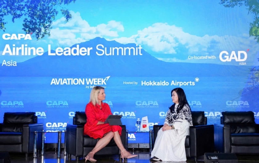 Bà Hồ Ngọc Yến Phương, Phó Chủ tịch HĐQT kiêm CFO Tập đoàn Vietjet, chia sẻ chiến lược tăng trưởng và hội nhập chuỗi giá trị hàng không toàn cầu tại CAPA Airline Leader Summit Asia 2026 ở Hokkaido, Nhật Bản Bà Hồ Ngọc Yến Phương, Phó Chủ tịch HĐQT kiêm CFO Tập đoàn Vietjet, chia sẻ chiến lược tăng trưởng và hội nhập chuỗi giá trị hàng không toàn cầu tại CAPA Airline Leader Summit Asia 2026 ở Hokkaido, Nhật Bản