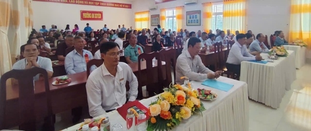 Các đại biểu tham dự lễ chúc thọ, mừng thọ người cao tuổi phường An Xuyên năm 2026
