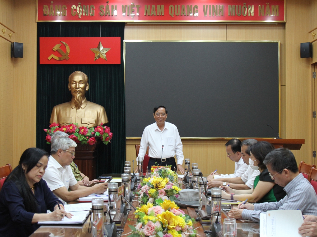 Chủ tịch Hội NCT Việt Nam Nguyễn Thanh Bình chủ trì Hội nghị