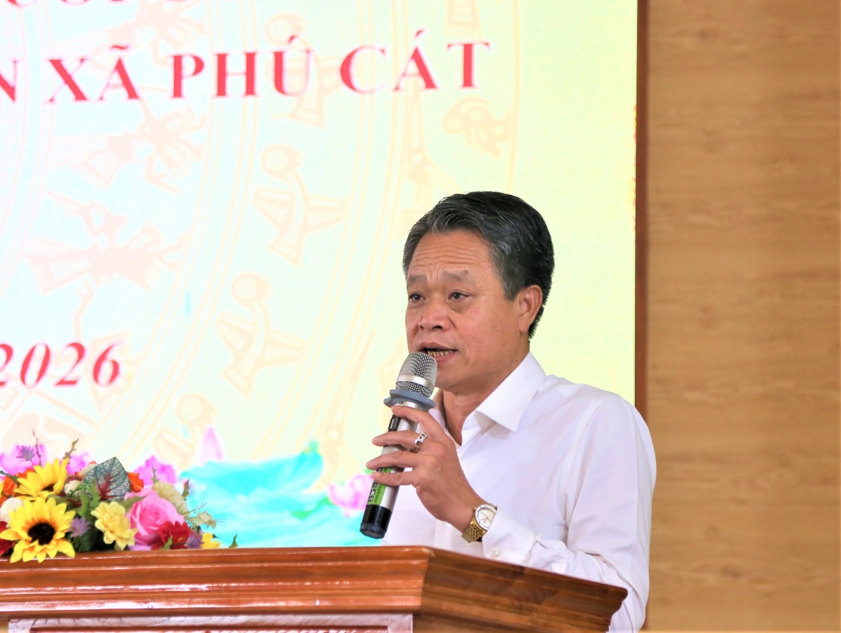 0 Ông Đào Ngọc Triệu phát biểu tại chương trình
