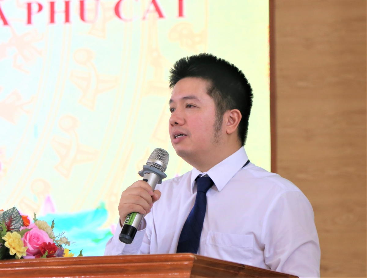 Ông Hoàng Quốc Cường phát biểu