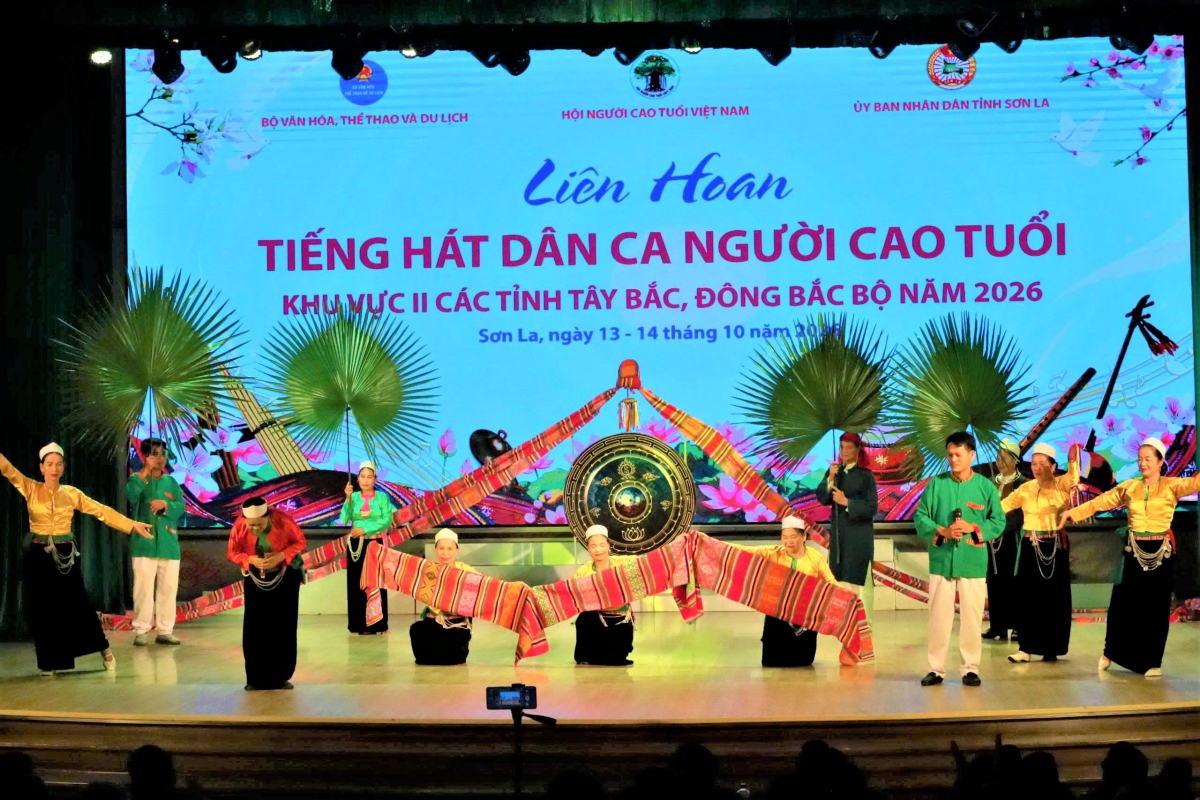 Một tiết mục tại Liên hoan