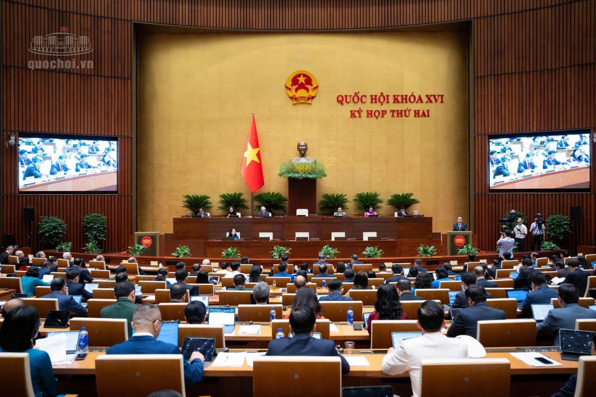 Toàn cảnh phiên khai mạc Kỳ họp thứ 2, Quốc hội khóa XVI