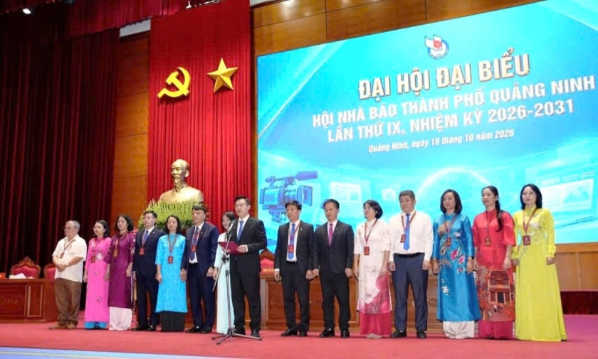 Ban Chấp hành Hội Nhà báo thành phố Quảng Ninh khóa IX, nhiệm kỳ 2026 – 2031.