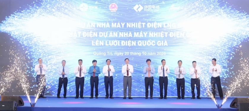 Lễ khởi công - phát động thi đua dự án Nhà máy nhiệt điện LNG Quảng Trạch II và công bố phát điện nhà máy Nhiệt điện Quảng Trạch I lên lưới điện quốc gia. Lễ khởi công - phát động thi đua dự án Nhà máy nhiệt điện LNG Quảng Trạch II và công bố phát điện nhà máy Nhiệt điện Quảng Trạch I lên lưới điện quốc gia.