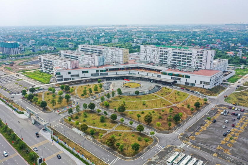 Sun Urban City nằm gần kề Bệnh viện Hữu nghị Việt Đức cơ sở Ninh Bình. Ảnh: Ánh Dương