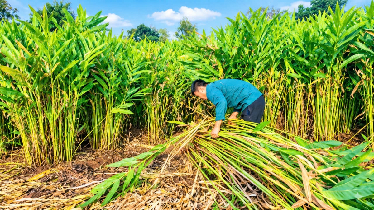 Giàu lên nhờ chuyển đổi cây riềng trên đất đồi