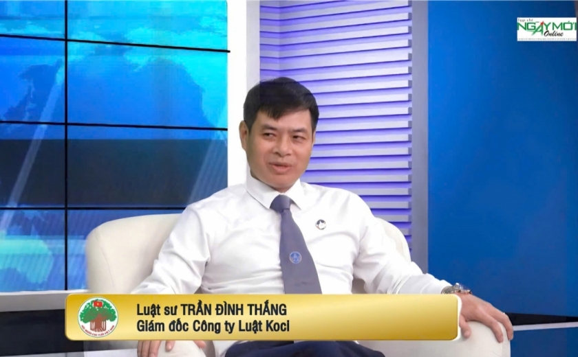 Luật sư Trần Đình Thắng, Giám đốc Công ty Luật TNHH KoCi, Đoàn luật sư Hà Nội.