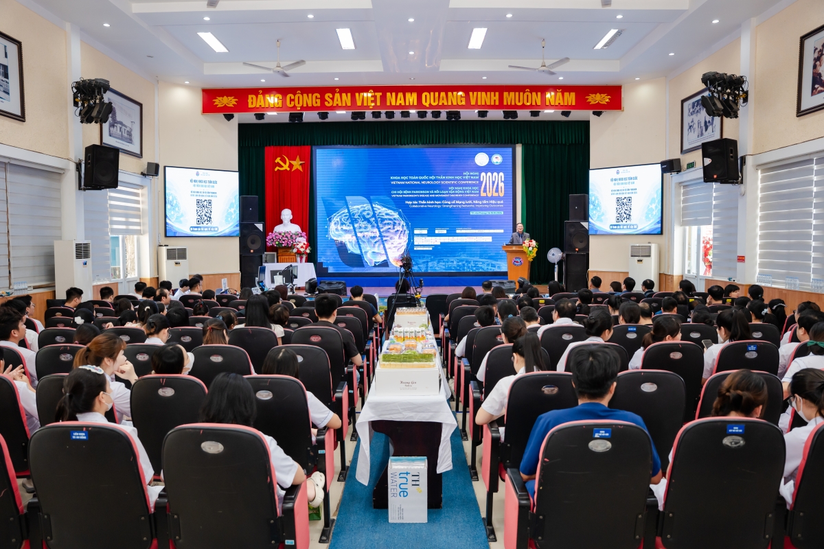 Hội nghị quy tụ đông đảo các chuyên gia, nhà khoa học và cán bộ y tế trong lĩnh vực thần kinh trên toàn quốc