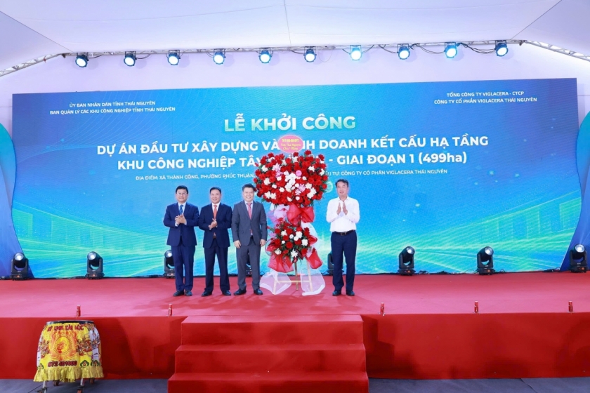 Tây Phổ Yên khởi công khu công nghiệp hơn 5.390 tỷ đồng