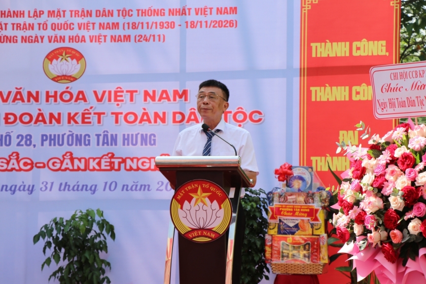 Ông Phạm Thanh Quyển, Bí thư Chi bộ khu phố 28 Ông Phạm Thanh Quyển, Bí thư Chi bộ khu phố 28