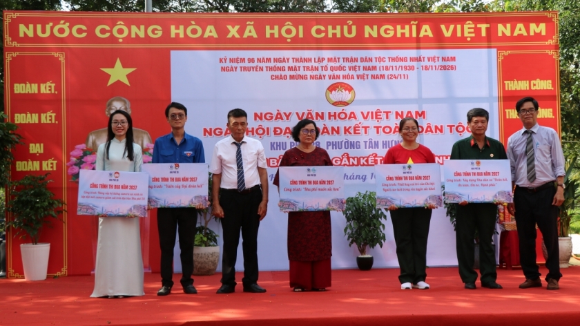 Khu phố 28 phát động các công trình thi đua năm 2027 Khu phố 28 phát động các công trình thi đua năm 2027