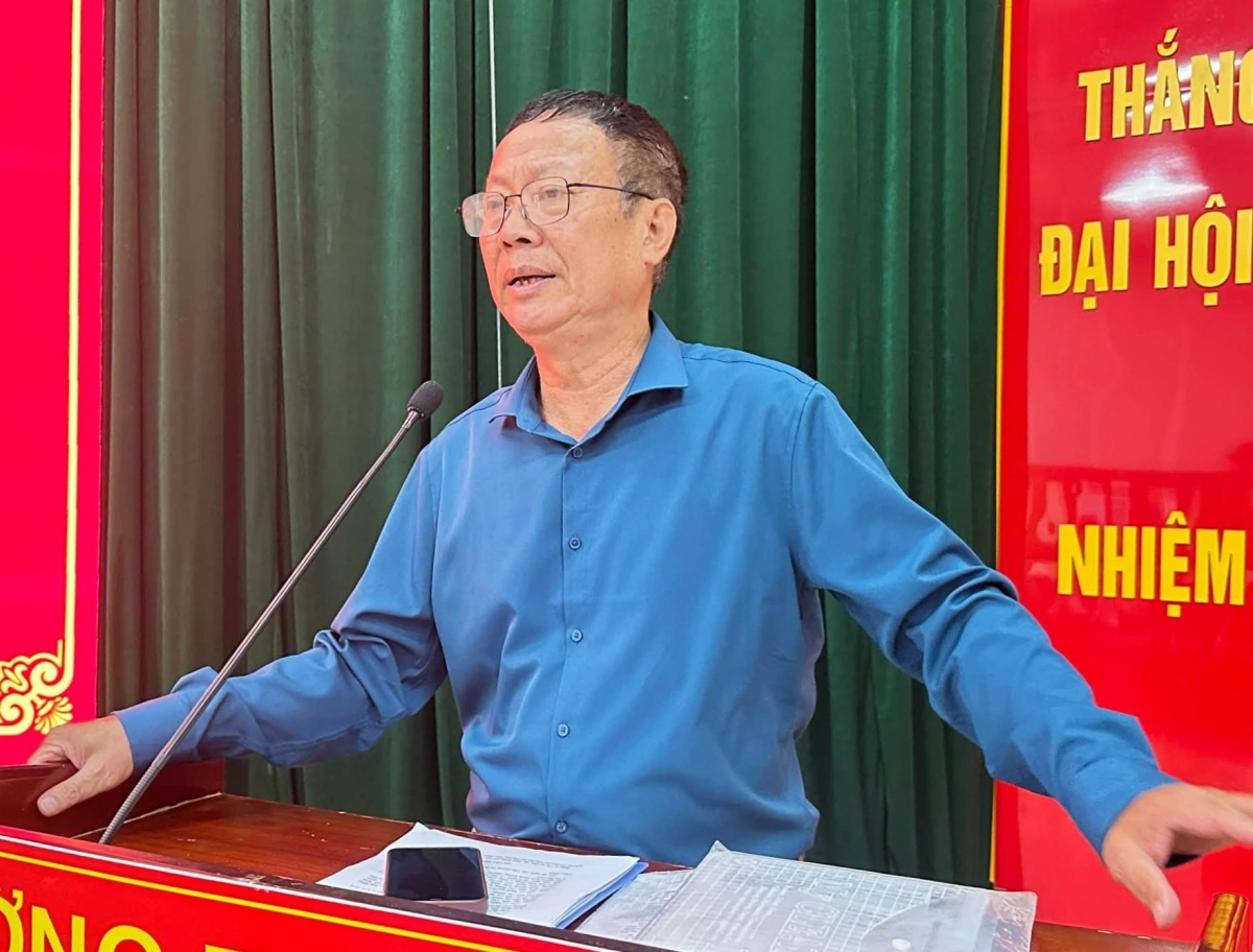 Ông Nguyễn Hồng Sơn, Chủ tịch Hội NCT phường Thục Phán