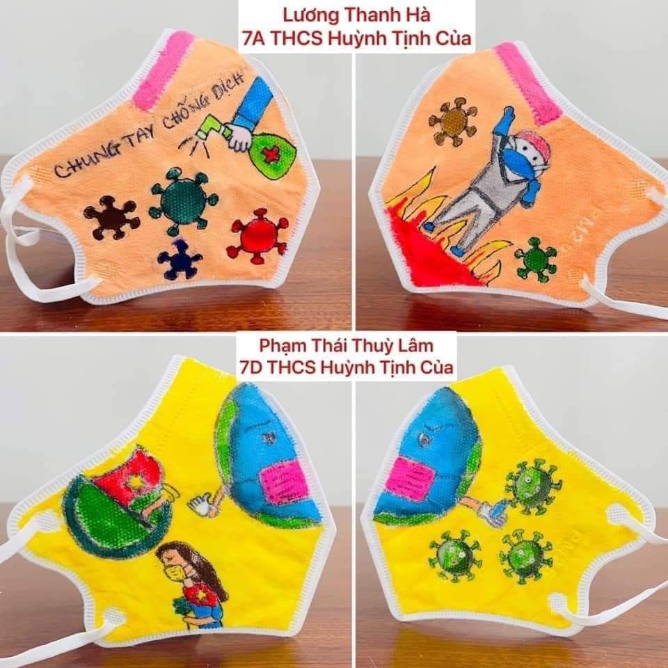 Bà Rịa –Vũng Tàu: Thiếu nhi vẽ tranh tuyên truyền phòng chống COVID-19