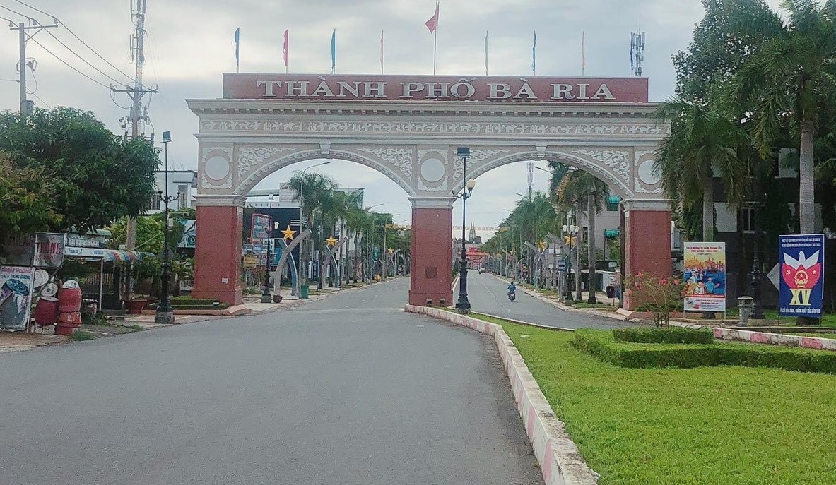 Đường phố thành phố Bà Rịa những ngày đầu ngày thực hiện Chỉ thị 16