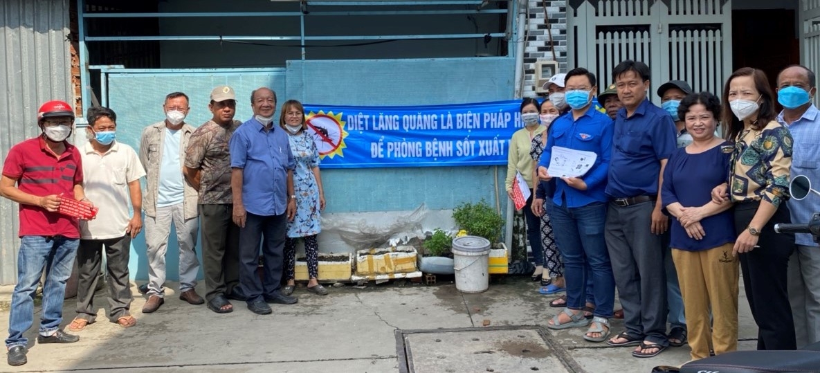 Đồng loạt ra quân tổng vệ sinh môi trường, phòng chống dịch sốt xuất huyết