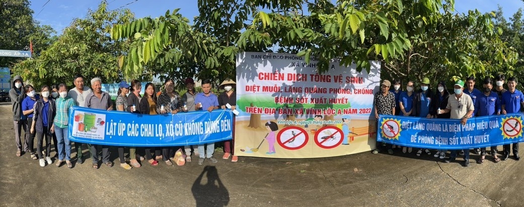 Đồng loạt ra quân tổng vệ sinh môi trường, phòng chống dịch sốt xuất huyết