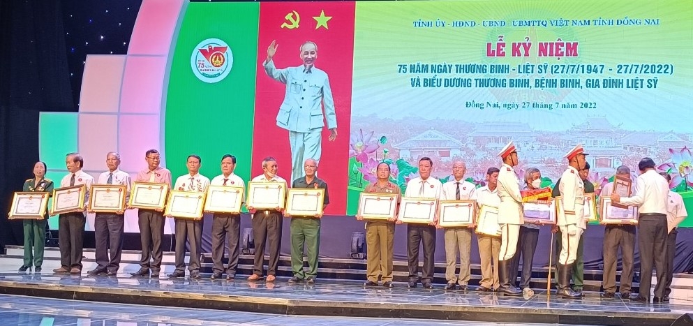 Tỉnh Đồng Nai: Biểu dương thương binh, bệnh binh, gia đình liệt sĩ tiêu biểu