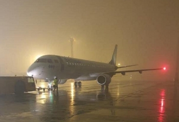 Sương mù dày đặc khiến nhiều chuyến bay không thể hạ cánh