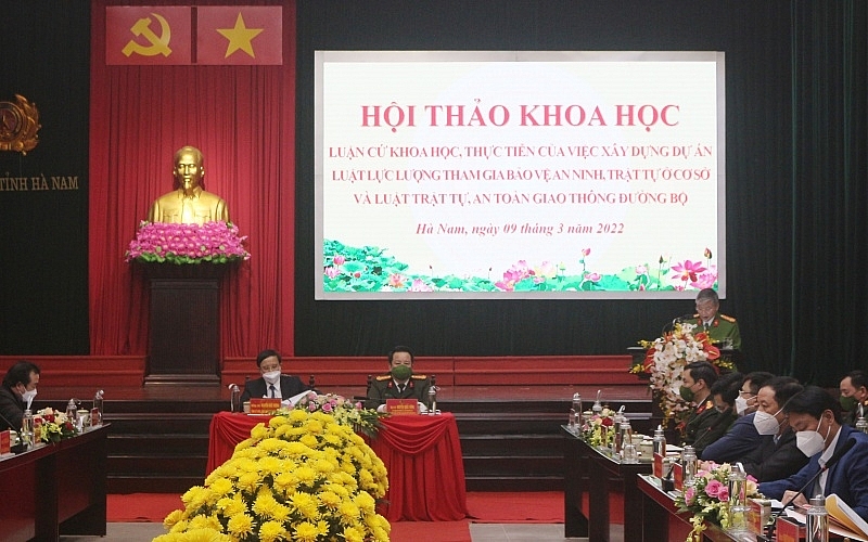 Đóng góp ý kiến xây dựng dự án Luật liên quan đến Công an nhân dân