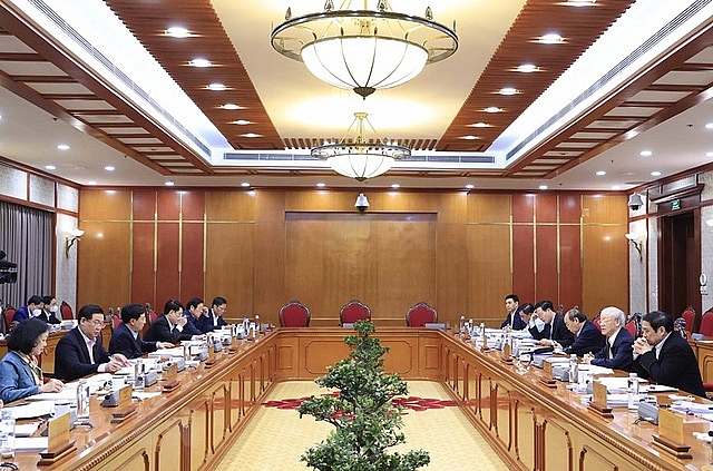 Bộ Chính trị cho ý kiến nhiều nội dung quan trọng