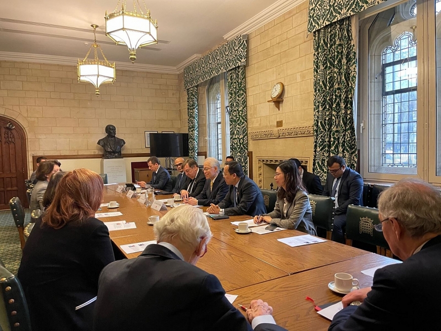 Các nghị sĩ Anh ủng hộ thúc đẩy quan hệ đối tác chiến lược Việt Nam - Anh