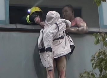Trung Quốc: Người chồng cứu vợ khỏi đám cháy đã qua đời