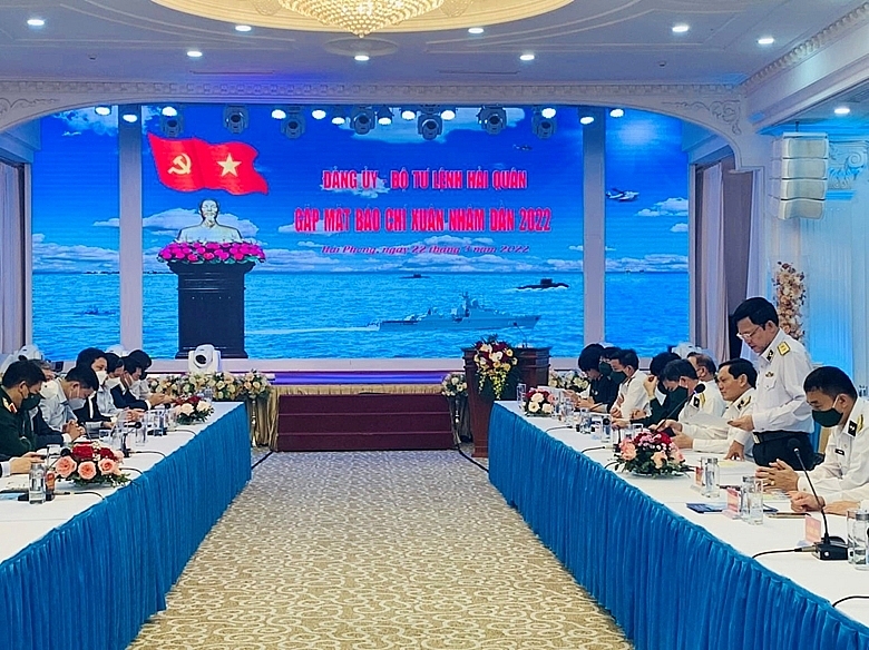 Tăng cường phối hợp giữa Bộ Tư lệnh Hải quân và các cơ quan thông tấn, báo chí