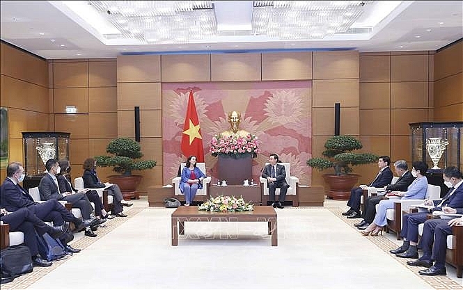 Chủ tịch Quốc hội tiếp Phó Chủ tịch WB phụ trách khu vực Đông Á - Thái Bình Dương