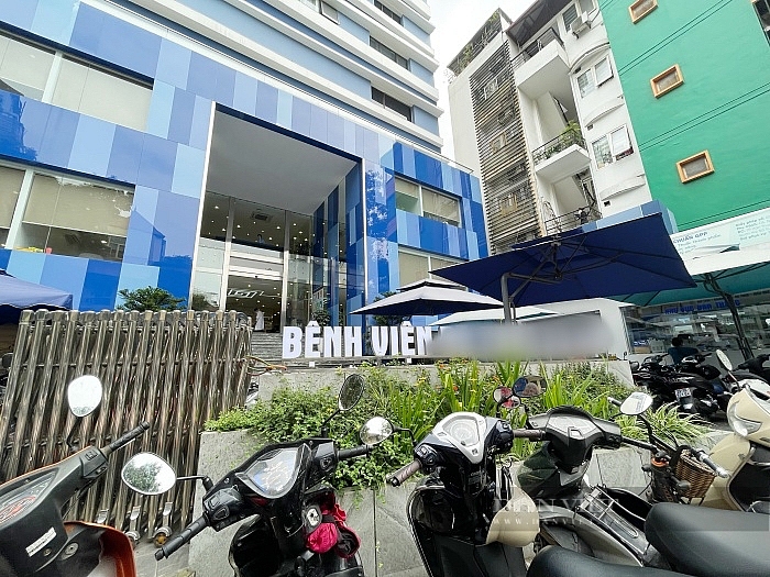 Bệnh viện nơi ông L.M.T làm Chủ tịch HĐQT, đồng thời là trưởng khoa tại Đại học Luật Hà Nội. Ảnh: Dân Việt