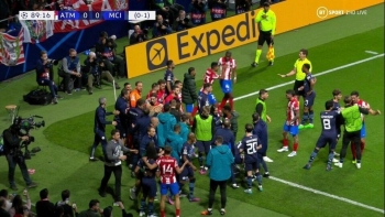 Nguyên nhân màn ẩu đả giữa cầu thủ Atletico và Man City