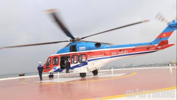 Tour "Ngắm TP. Hồ Chí Minh từ trên cao" bằng trực thăng có giá 4 triệu đồng