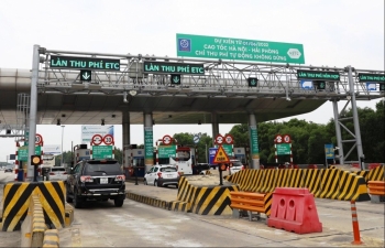 Bắt đầu từ 1/6, xử phạt nghiêm xe không dán thẻ ETC lưu thông trên cao tốc Hà Nội - Hải Phòng