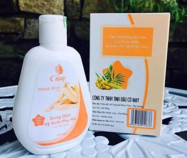 Thu hồi dung dịch vệ sinh phụ nữ tinh dầu gừng